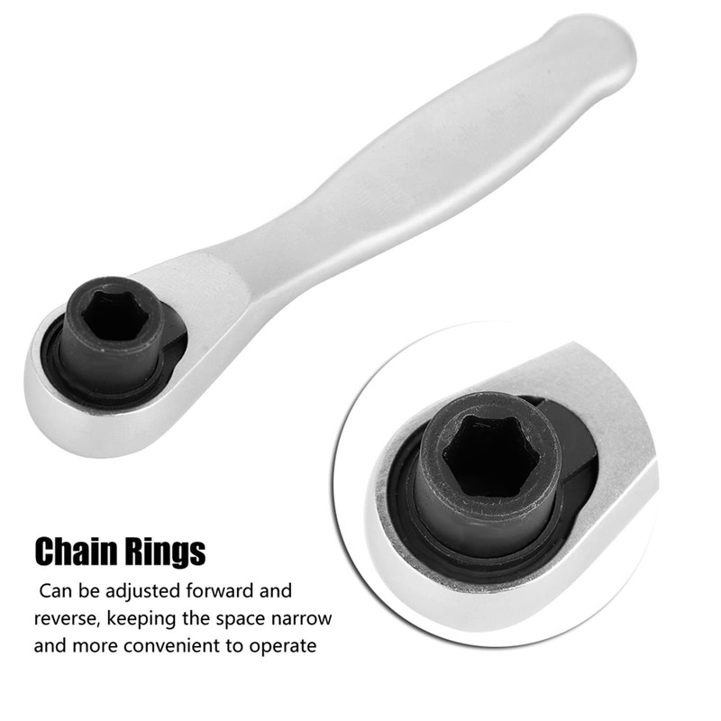 Ratchet Wrench, Hex Socket Wrench, 6.35 mm (1/4 inch) Ratchet