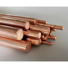 Copper Round Bar Rod Diameters 1/8" to 1/2" Lengths 50 to 600mm Grade CW004A (3/16" (4.76mm), 300mm)