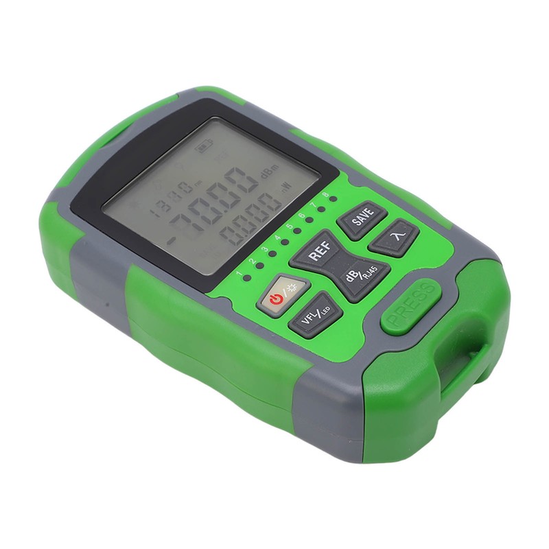 Optical Fiber Power Meter Optic Cable Tester ‑70~+10dbm Digital Display