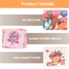 TOCCOOL 3D Flower Pop-Up Greeting Card, Handmade Floral Bouquet Card