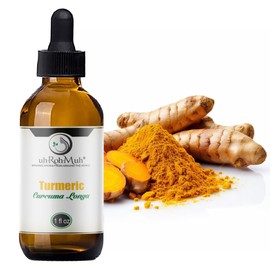 uh*Roh*Muh Organic Turmeric Essential Oil - 100% Pure and Natural - USDA Certified - Natural Elixir for Hair, Skin, Aromatherapy, and Massage with Warm, Earthy, Spicy Aroma1oz