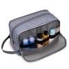 WANDF Toiletry Bag Water-Resistant Nylon Travel Wash Bag Lightweight Dopp