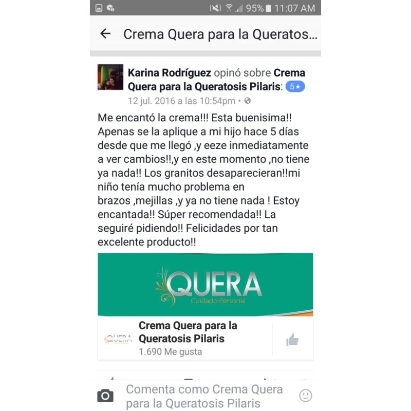 Crema Quera (queratosis, Psoriasis Y Eccema) 250 Gramos