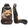 WZYCWB Car Seat Covers, Fox and Flowers Car Seat Covers