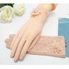 CUSMA Women's Tanning Gloves, Lace, Smartphone Compatible, UV Protection, Cooling