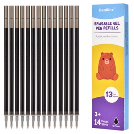 DealKits Erasable Refills, Compatible with Legami, [Pack of 14], Erasable Rollerball Pen for Legami Pens, Cartridges for Legami Erasable Pens, Pen Tip 0.7 mm, Height 13 cm