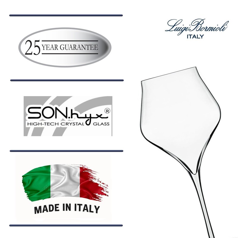 Luigi Bormioli Supremo - Set of 2 Burgundy Wine Glasses