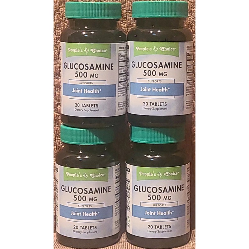 Nature`s Measure 2X Bottles People's Choice Glucosamine Joint Therapy 20