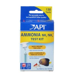 API Ammonia NH3/NH4+ test kit Fresh & Salt Water (130 Tests)  3 count