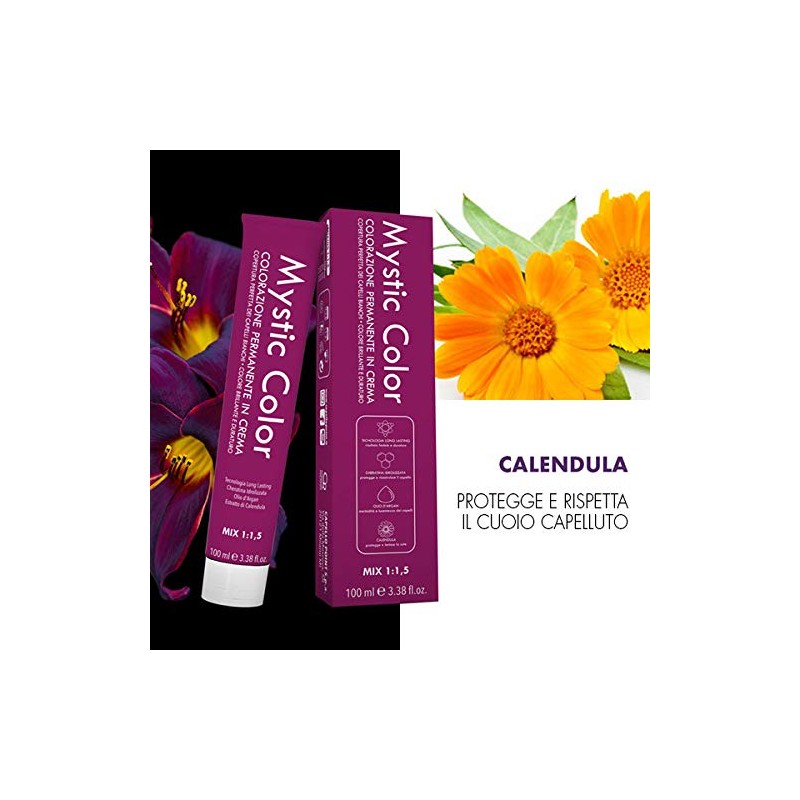 Mystic Colour Permanent Cream Dye with Argan Oil and Marigold