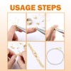 FISH DRAGATE 340 pcs Jewellery Clasps Set,Bracelet Making,with Closed Jump