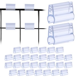 DLUGOPIS 50 Pack Gridwall Sign Holder Clip Grid Display Card Holder Grip Gridwall Accessories For Wire Rack 1*0.4*0.65inch