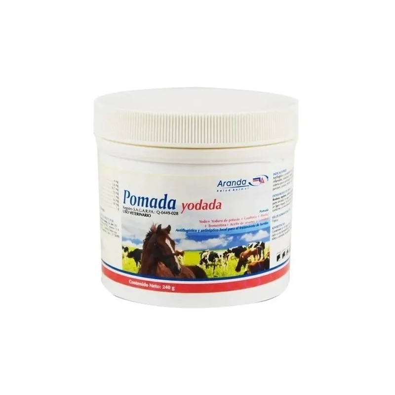 Pomada Yodada 240gr Aranda (combo De 2 Piezas)