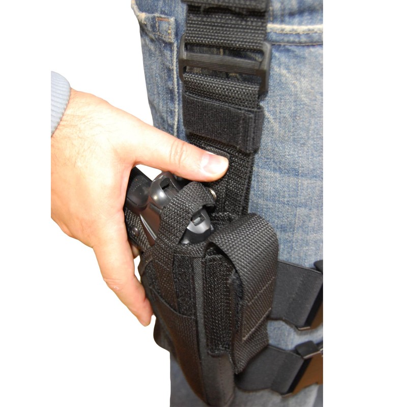 Barsony Tactical Leg Holster for Walther PPQ PPX Left