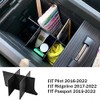 TACOBRO Center Console Organizer Dividers for Honda Pilot 2016-2022 / Ridgeline 2017-2022/ Passport 2019-2022 Accessories, Black ABS Plastic Insert Secondary Storage