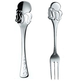 Nagao Marine Mate Spoon Fork Octopus Set of 2 Made in Japan