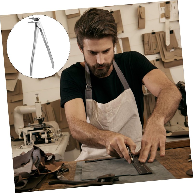 SEWACC Leather Plier Flat-Nose Tool for Bags and Shoes Construction