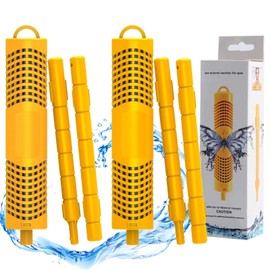 heqxwl 2 Pack Spa Mineral Sticks for Hot Tub Supplies,Last for 4 Months,Spa Mineral Cartridge Keeps Water Crystal Clear (Yellow)