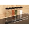 GHADA Under Shelf Spice Rack, 6 Cans, Extendable, No Drilling