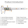 Neoteck Digital Vernier Caliper 6 inch/150mm Stainless Steel Electronic Caliper