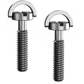 Pack of 2 1/4-20 UNC Stainless Steel Tripod Screws with D-Ring - Rustproof Camera Mounting Screws 30 x 16.5 mm for DSLR Camcorder Action Cams, Compatible with Manfrotto Arca Swiss Tripod Ball Head