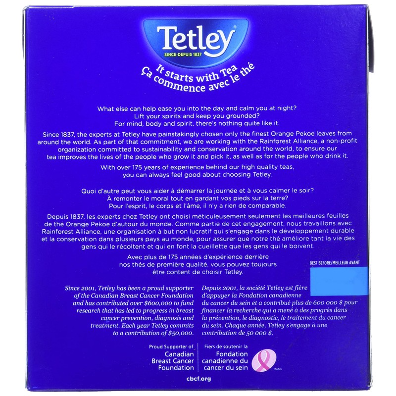 Tetley Orange Pekoe Black Tea - 144 Tea Bags, 454