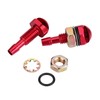 GBSCLOVER Windshield Nozzle 2Pcs, Aluminium Alloy Universal Windshield Spray Nozzle,