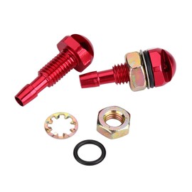 GBSCLOVER Windshield Nozzle 2Pcs, Aluminium Alloy Universal Windshield Spray Nozzle, Lightweight Front Windshield Wiper Nozzles Easy to Install, Suitable for Car, Truck, Van