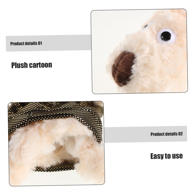 WHAMVOX Golf Driver Head Cover Adorable Dog Shape Club Head