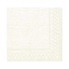 Caspari Moiré Paper Luncheon Napkins in Ivory - Two Packs