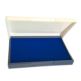 Infusion 2.25" x 3.5" Medium Stamp Pad for Rubber Stamps, Your Go to Medium-Sized Ink Pad for Bright Color, Even Coverage and Durability (Navy Blue Stamp Pad)