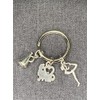 Woodstar Cheer Keychain Cheerleading Cheer Dance Lightweight Compact Metal Keychain