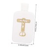 iplusmile Refillable Holy Water Bottle Decorative Blessing Bottle Portable Secure
