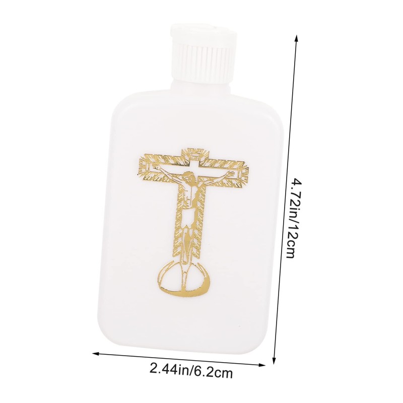 iplusmile Refillable Holy Water Bottle Decorative Blessing Bottle Portable Secure