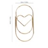 Paper Clips Prevent Slip Rust Proof Love Heart Shaped Decorative