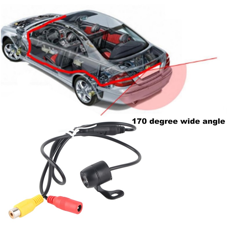 Universal 170°Wide Angle Rear Reverse Backup External Hanging Camera Night