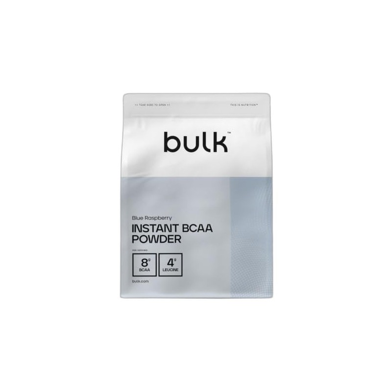 Bulk Pure Instant Branched Chain Amino Acids (BCAA), Blue Raspberry,