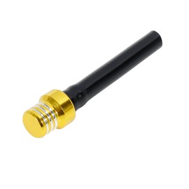 F FIERCE CYCLE Aluminum Alloy Breather Tube Gas Fuel Tank Cap Cover Air Vent Hose for ATV Dirt Bike Yellow