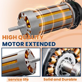 KUIPERAUTO Window Regulator w/Motor Compatible for Ford Bronco F-150 F-100 F-250 F-350 1980-1997 Front Driver Side 741-678