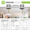 ASD (48 Pack) Retrofit Kit for LED Disk Light Installation