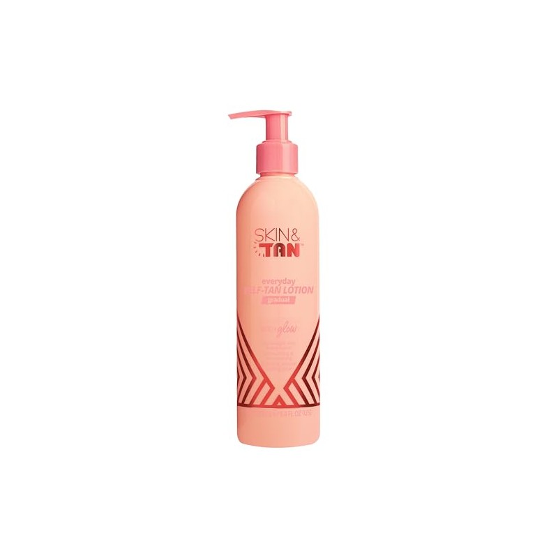 SKIN & TAN Body Glow Gradual Self Tan Lotion -