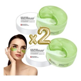 2 Tarro 60 Parches Hidrogel Ojos Colageno Hidratante Ácido                                                                                            