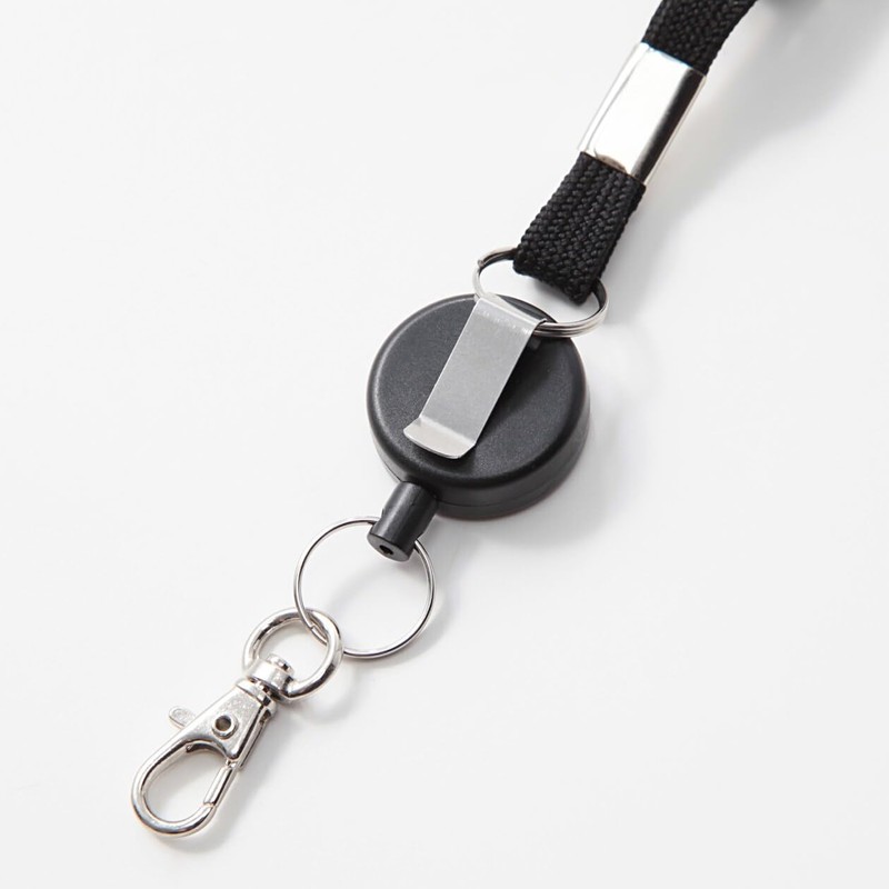 MUJI NDD76A1S Lanyard with Reel for Card Case ID Holder