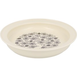 Moomin MM7501-320 Curry Plate, Plate, 8.3 inches (21 cm), Large, Easy to Scoop, Moomin, White, Made in Japan