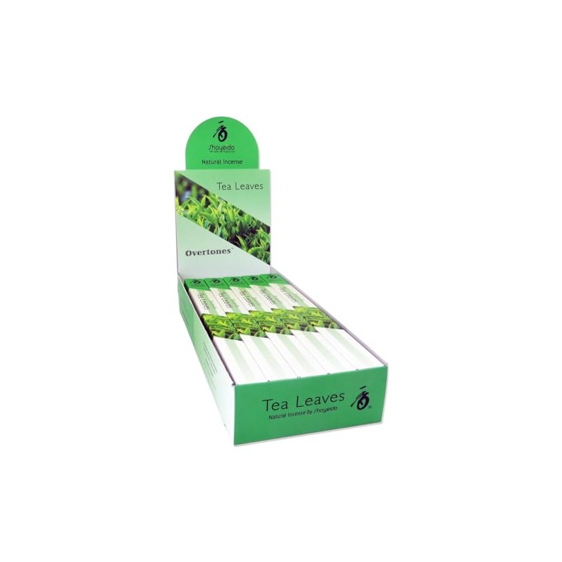 Shoyeido's Tea Leaves Incense - 1 Pack of 10 Bundles,