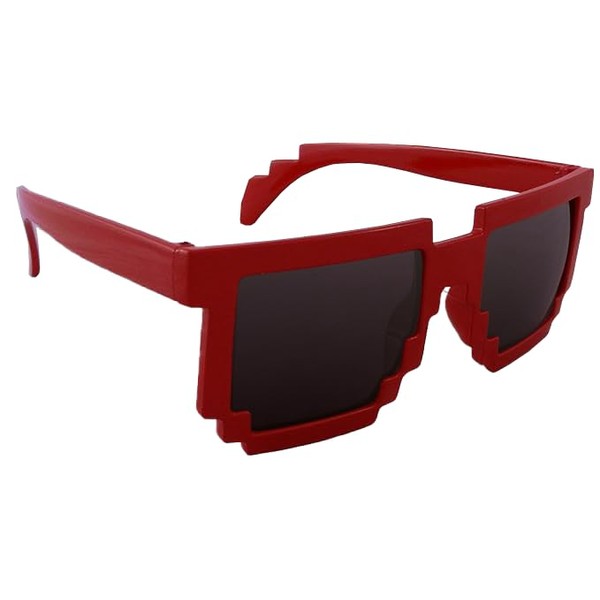 FancyPants FunTime 8-Bit Pixel Retro Computer Sun Glasses Nerd Sunglasses