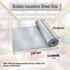 Reflectix Insulation Roll, (23.6IN X 20FT)Reflective Window Insulations, Double Side