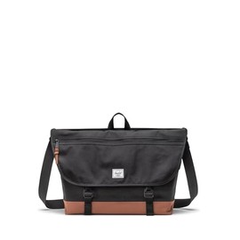 Herschel Supply Co. Cove Messenger, Black/Saddle Brown