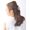 VingTAINE H-140 Heart Hair Clip Hair Claw Rhinestone