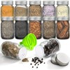 Coloch 30 Pack 4 Oz Glass Mason Spice Jar with
